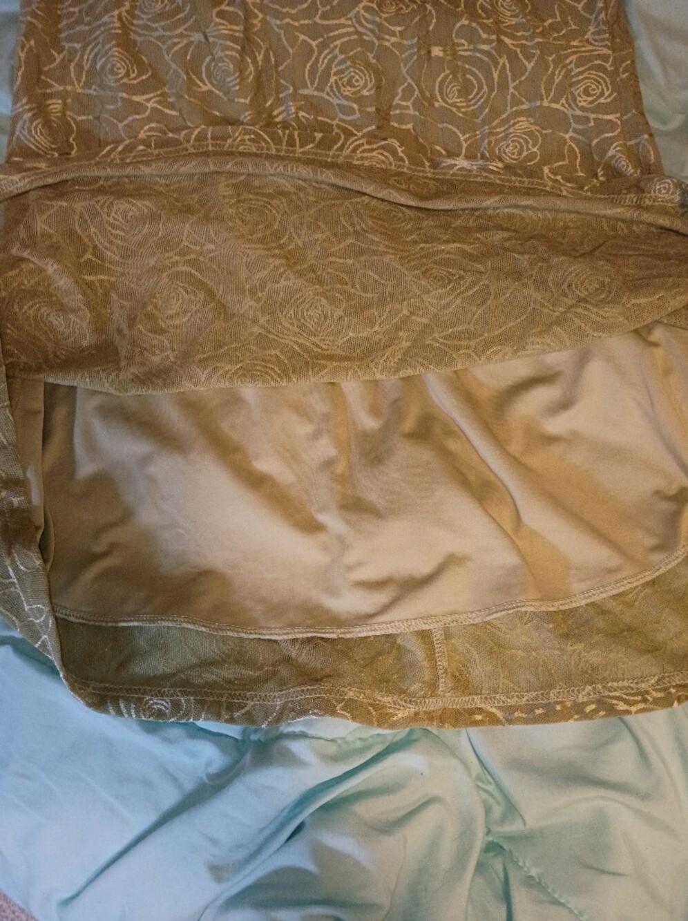 GUC SHEIN Curve Flowy Floral Skirt 0X - Picture 2 of 7